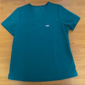 FIGS Scrubs Hunter Green Catarina Size Medium